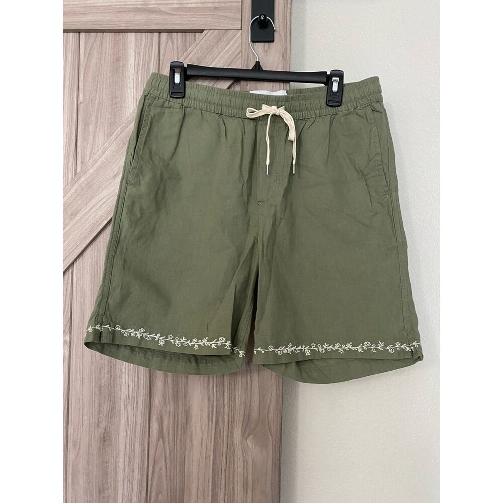 NWT Corridor New York mens straight leg embroidered drawstring shorts - Picture 3 of 9